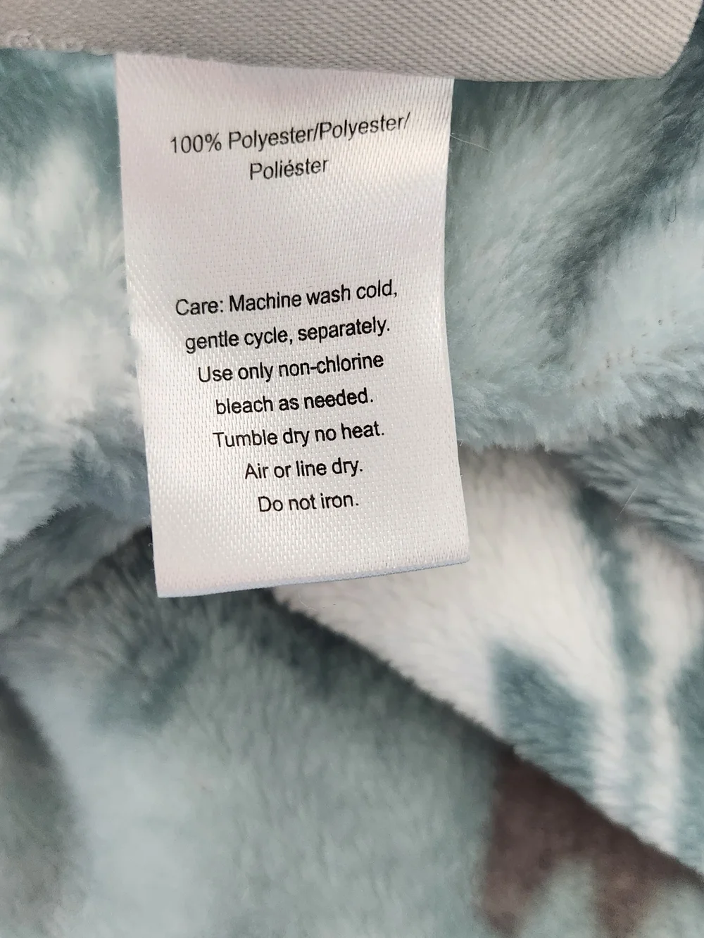 Berkshire Blanket Cat Creations Lili Chin Plush Throw Mint Teal Gray Fair Isle